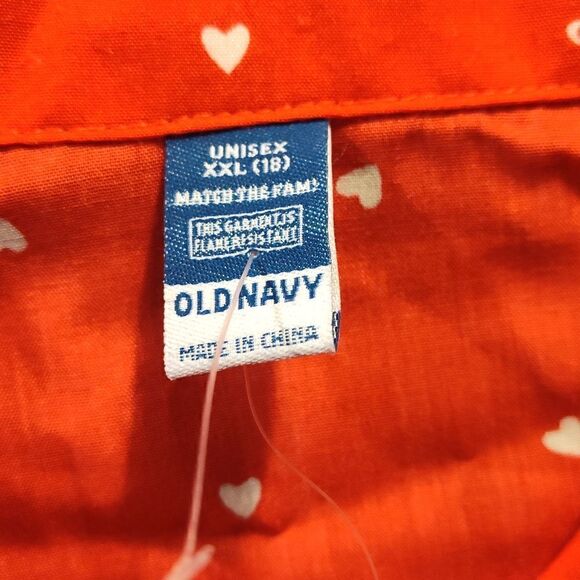 Old Navy heart pajamas top, nwt - Picture 3 of 6